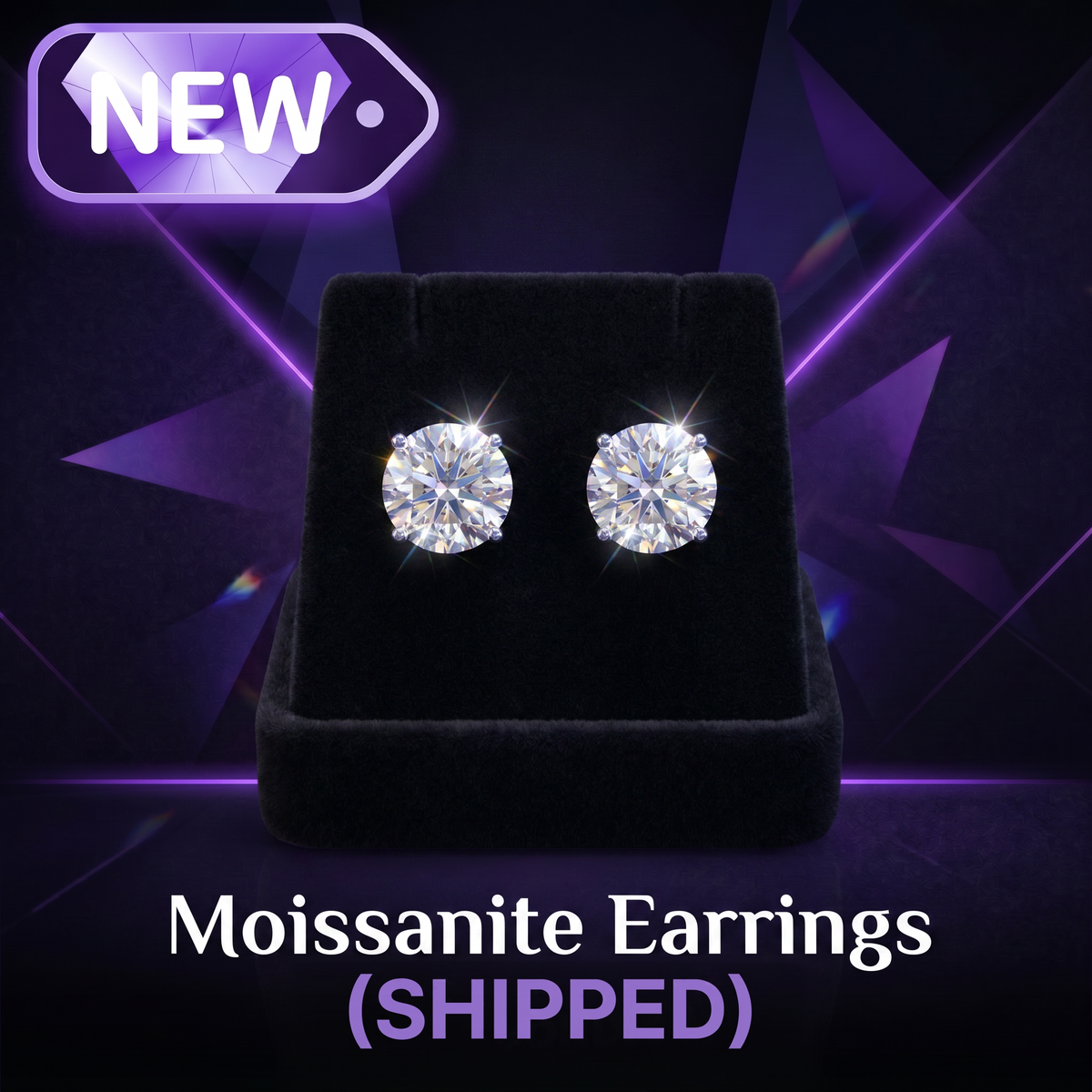 Moissanite Earrings